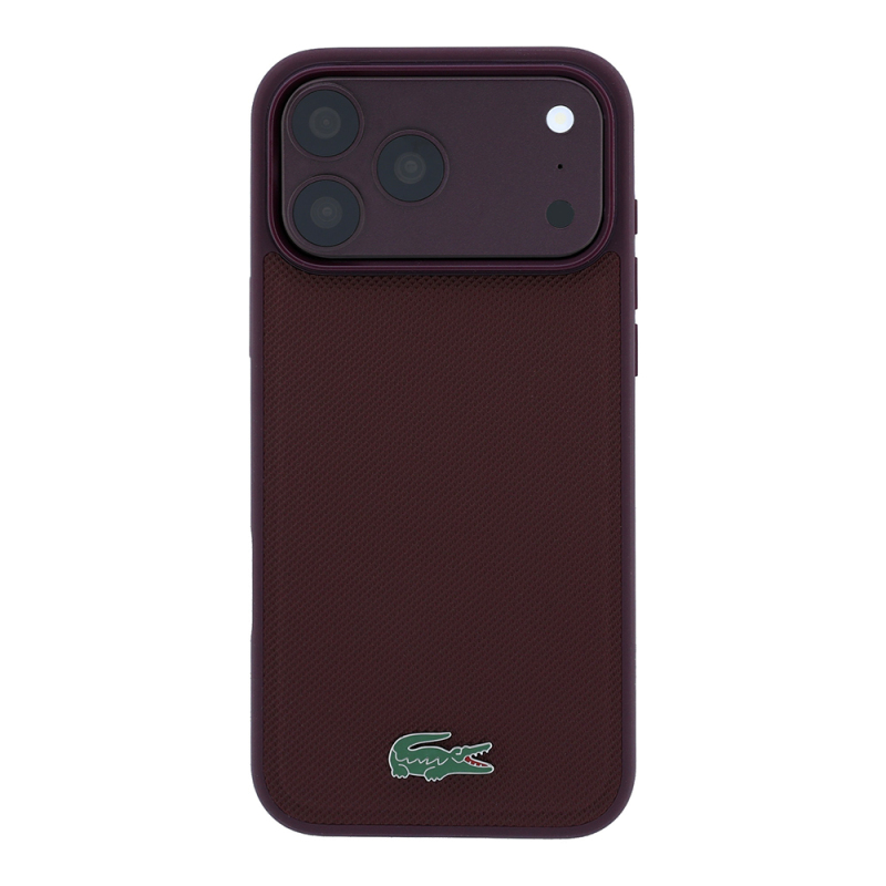 Apple iPhone 18 Pro Max Case, Lacoste Original Licensed, M-safe Charging Enabled, PU Piqué Patterned Cover with Metal Logo. - 28