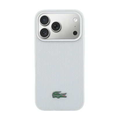 Apple iPhone 18 Pro Max Case, Lacoste Original Licensed, M-safe Charging Enabled, PU Piqué Patterned Cover with Metal Logo. - 35