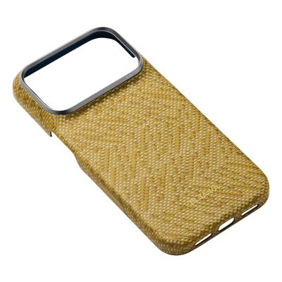 Apple iPhone 18 Pro Max Case M-safe Charging Enabled Aramid Carbon Fiber Pitaka Wind Over Wheat Series Cover - 6