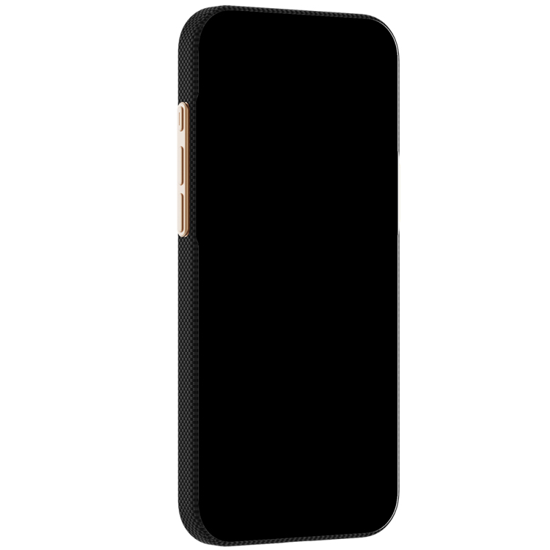 Apple iPhone 18 Pro Max Case M-safe Charging Enabled Raptic Aramid Skin Rise Series 24K Gold Plated Cover - 9