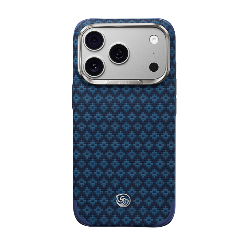Apple iPhone 18 Pro Max Case M-Safe Charging Feature Elevated Camera Frame Benks ArmorGrid ArmorEdge X9 Series Kevlar Carbon Cover - 3