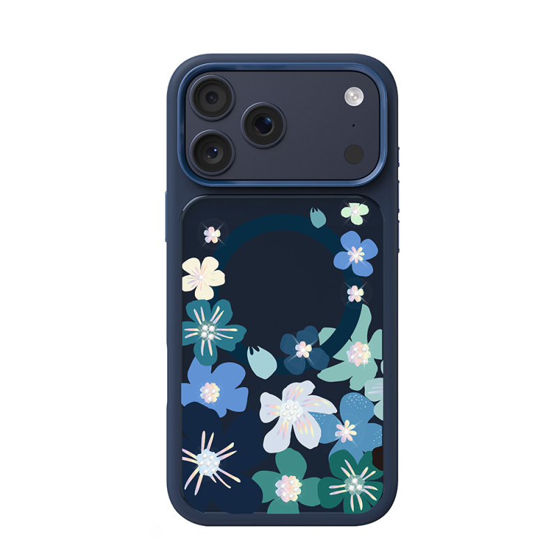 Apple iPhone 18 Pro Max Case M-safe Charging Feature Floral Design Mutural Flower Series Cover - 1