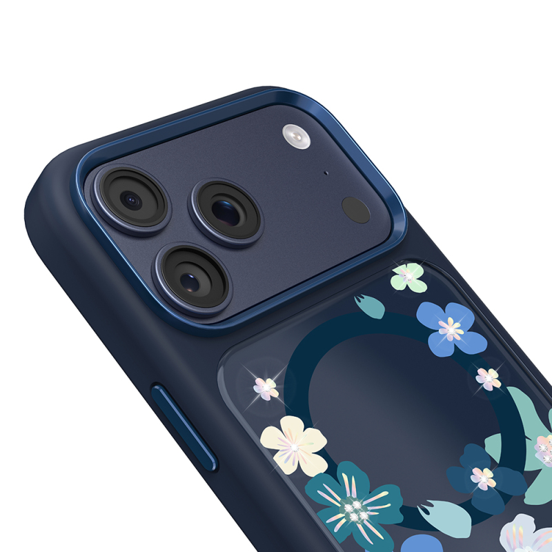 Apple iPhone 18 Pro Max Case M-safe Charging Feature Floral Design Mutural Flower Series Cover - 37