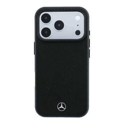 Apple iPhone 18 Pro Max Case – Mercedes-Benz Officially Licensed – M-Safe Charging Compatible – Wrap Wood & Leather Cover with 3D Metal Logo - 11