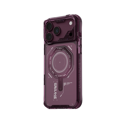 Apple iPhone 18 Pro Max Case SkinArma M-safe Charging Enabled Airbag Design Magma Cover - 6