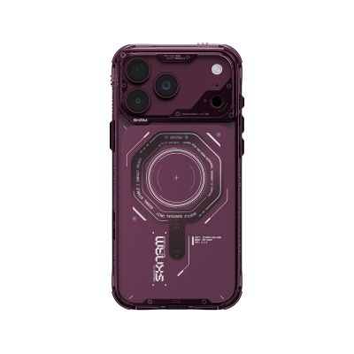 Apple iPhone 18 Pro Max Case SkinArma M-safe Charging Enabled Airbag Design Magma Cover - 7