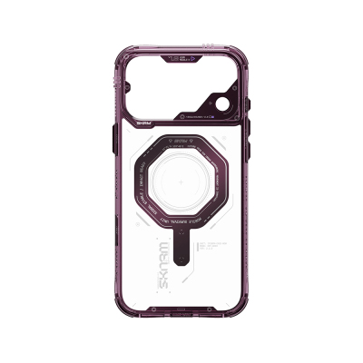 Apple iPhone 18 Pro Max Case SkinArma M-safe Charging Enabled Airbag Design Magma Cover - 8