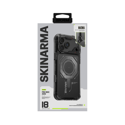 Apple iPhone 18 Pro Max Case SkinArma M-safe Charging Enabled Airbag Design Magma Cover - 23