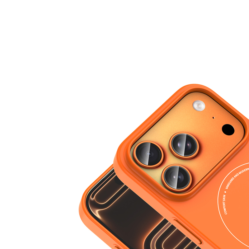 Apple iPhone 18 Pro Max Case with M-Safe Charging and Camera Protection - Zore Elio Hard PC Cover - 10