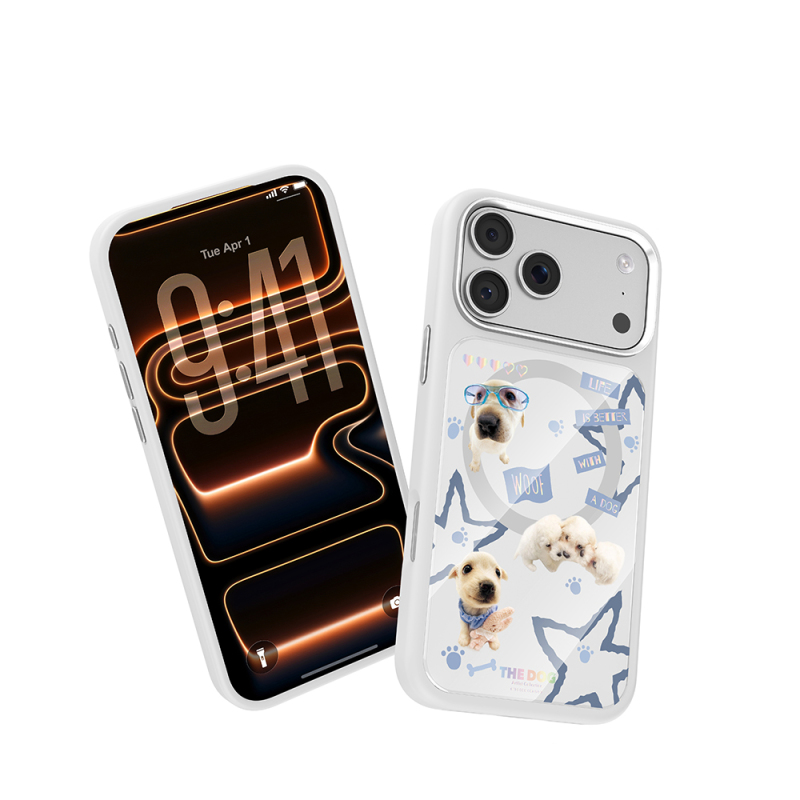 Apple iPhone 18 Pro Max Case with M-safe Charging Feature, 3D Printed Design, Mutural The Dog Series Cover - 30