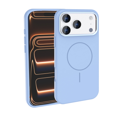 Apple iPhone 18 Pro Max Case with M-Safe Charging Feature, Metal Camera Frame, Zore Edi Silicone Cover - 11