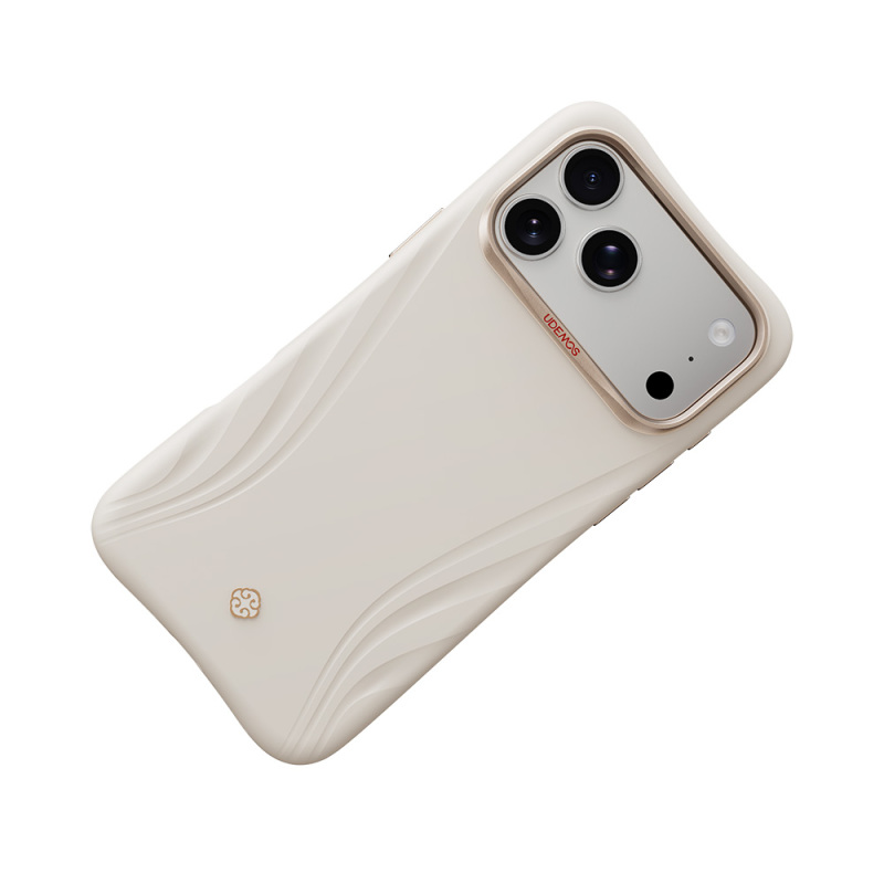 Apple iPhone 18 Pro Max Case with M-Safe Charging Feature, Striped Logo, Udemos Freedom Series Cover - 4