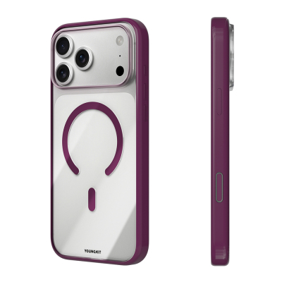 Apple iPhone 18 Pro Max Case with M-safe Charging Feature, Youngkit Clear Series Cover - 2