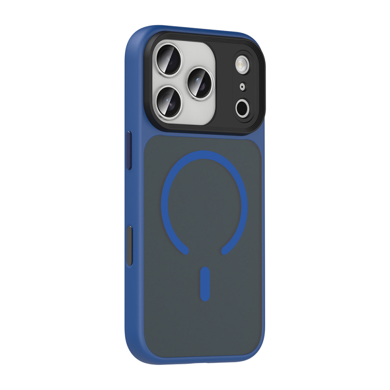Apple iPhone 18 Pro Max Case with Matte Back and Wireless Charging Feature, Zore Fleet M-safe Cover - 8