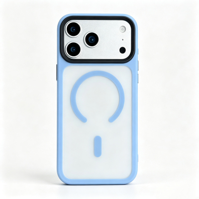 Apple iPhone 18 Pro Max Case with Matte Back and Wireless Charging Feature, Zore Fleet M-safe Cover - 18