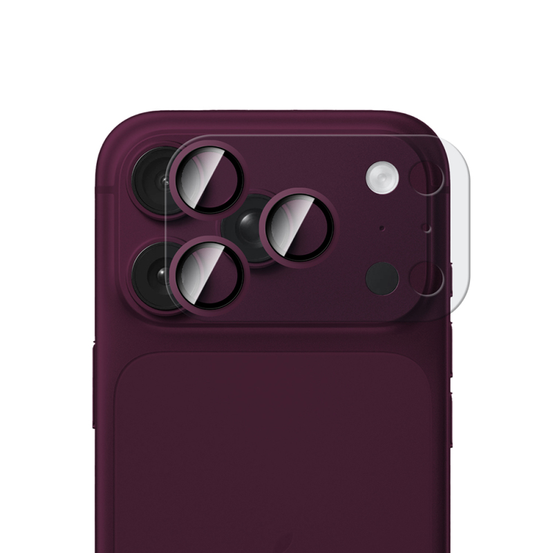 Apple iPhone 18 Pro Max CaseWorld Alloy Sapphire Safir One-Piece Anti Reflective Safir Kamera Lens Koruyucu - 9