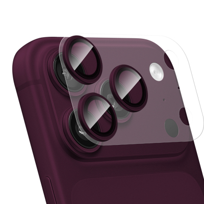 Apple iPhone 18 Pro Max CaseWorld Alloy Sapphire Safir One-Piece Anti Reflective Safir Kamera Lens Koruyucu - 13