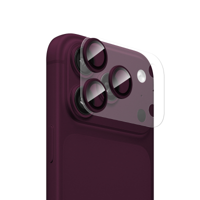 Apple iPhone 18 Pro Max CaseWorld Alloy Sapphire Safir One-Piece Anti Reflective Safir Kamera Lens Koruyucu - 17