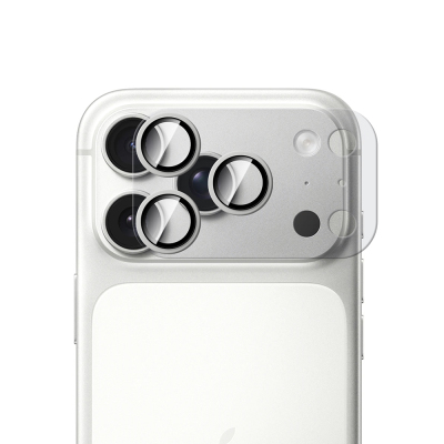 Apple iPhone 18 Pro Max CaseWorld Alloy Sapphire Safir One-Piece Anti Reflective Safir Kamera Lens Koruyucu - 12