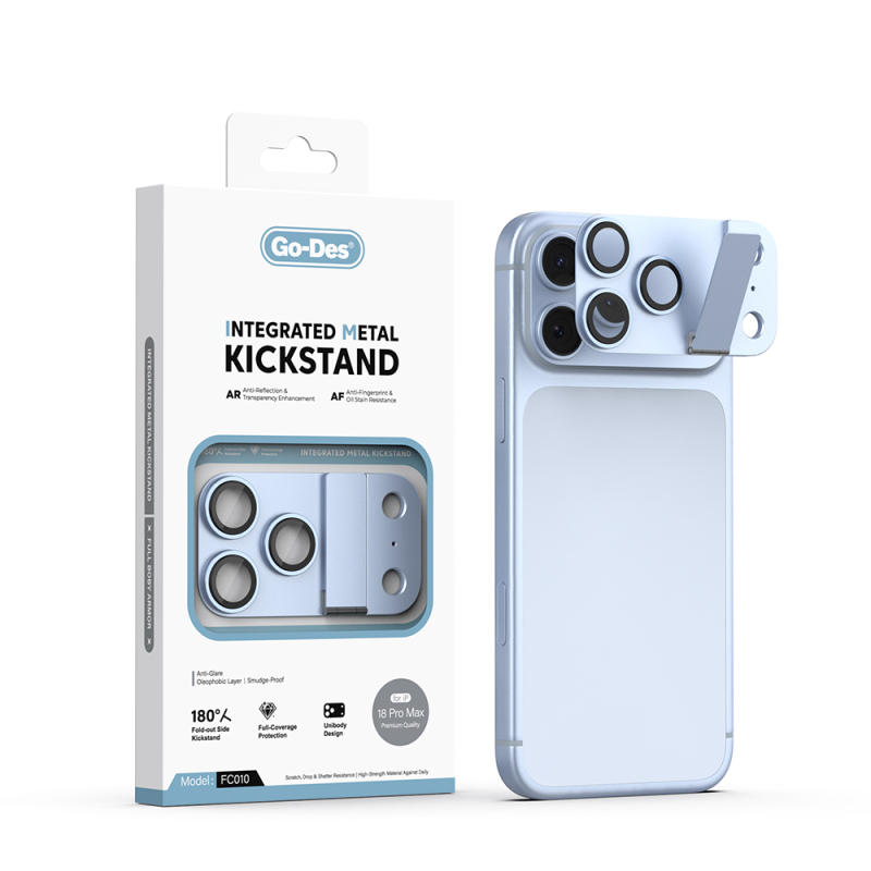 Apple iPhone 18 Pro Max Go Des CL-23 Anti-Reflective Camera Lens Protector with Stand - 2