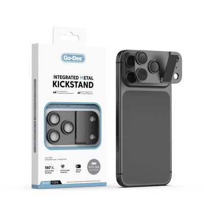 Apple iPhone 18 Pro Max Go Des CL-23 Anti Reflective Standlı Kamera Lens Koruyucu - 4