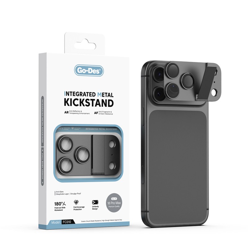 Apple iPhone 18 Pro Max Go Des CL-23 Anti Reflective Standlı Kamera Lens Koruyucu - 4