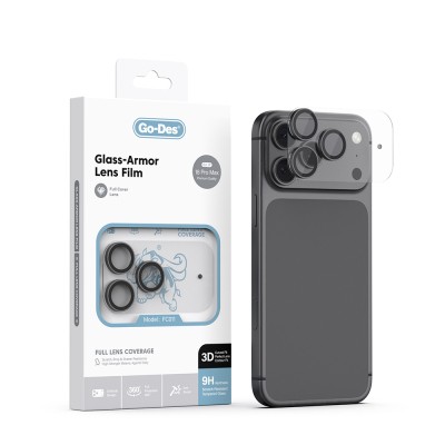 Apple iPhone 18 Pro Max Go Des FC011 Glass Armor Serisi Kamera Lens Koruyucu - 2