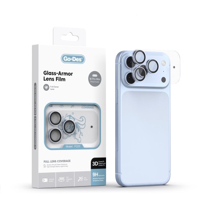 Apple iPhone 18 Pro Max Go Des FC011 Glass Armor Serisi Kamera Lens Koruyucu - 3