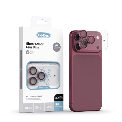 Apple iPhone 18 Pro Max Go Des FC011 Glass Armor Serisi Kamera Lens Koruyucu - 4
