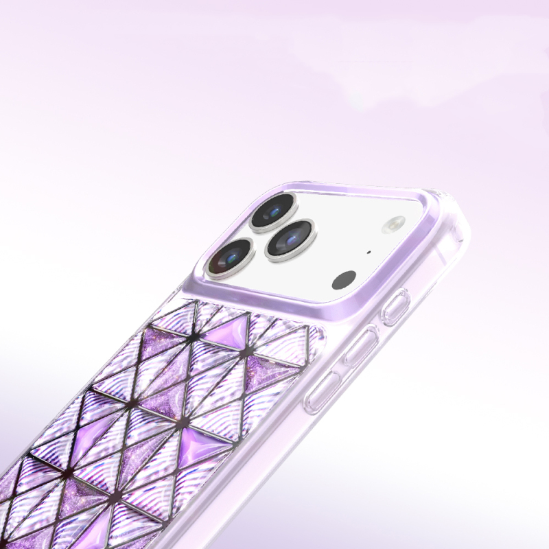Apple iPhone 18 Pro Max Kılıf 3D Buz Blok Desenli Zore Paris Kairo TPU Kapak - 11