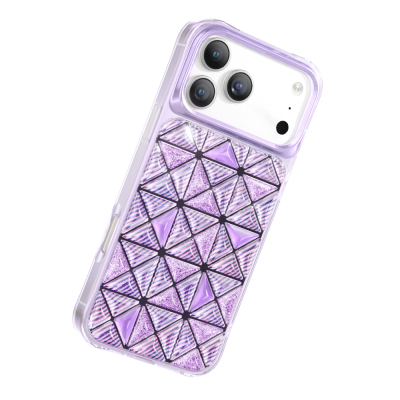Apple iPhone 18 Pro Max Kılıf 3D Buz Blok Desenli Zore Paris Kairo TPU Kapak - 8