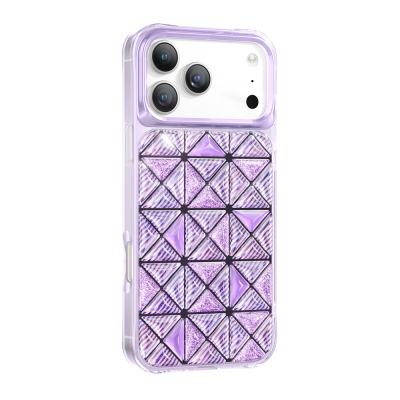 Apple iPhone 18 Pro Max Kılıf 3D Buz Blok Desenli Zore Paris Kairo TPU Kapak - 1