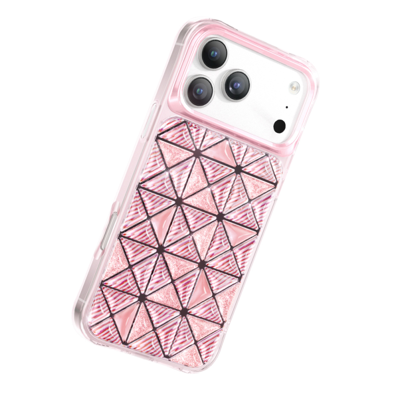 Apple iPhone 18 Pro Max Kılıf 3D Buz Blok Desenli Zore Paris Kairo TPU Kapak - 13