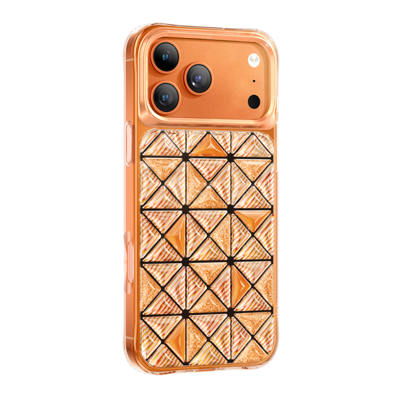 Apple iPhone 18 Pro Max Kılıf 3D Buz Blok Desenli Zore Paris Kairo TPU Kapak - 2