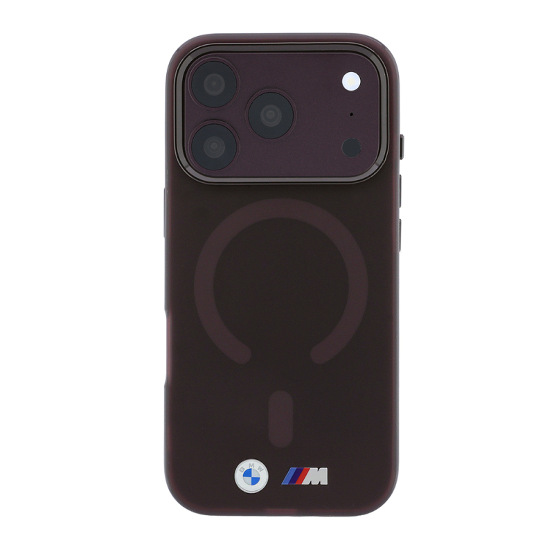 Apple iPhone 18 Pro Max Kılıf BMW Orjinal Lisanslı M-safe Şarj Özellikli Metal Buton Tasarımlı Buzlu IML Baskılı Kapak - 13