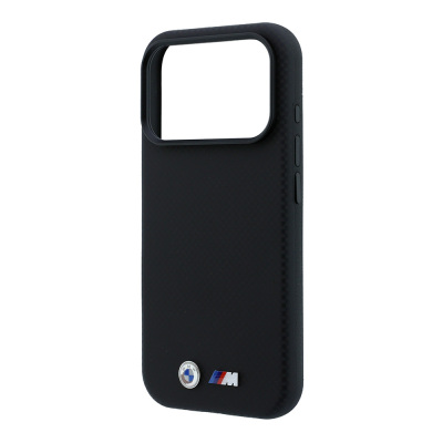 Apple iPhone 18 Pro Max Kılıf BMW Orjinal Lisanslı M-safe Şarj Özellikli Metal Logolu Karbon Fiber Kevlar Kapak - 6