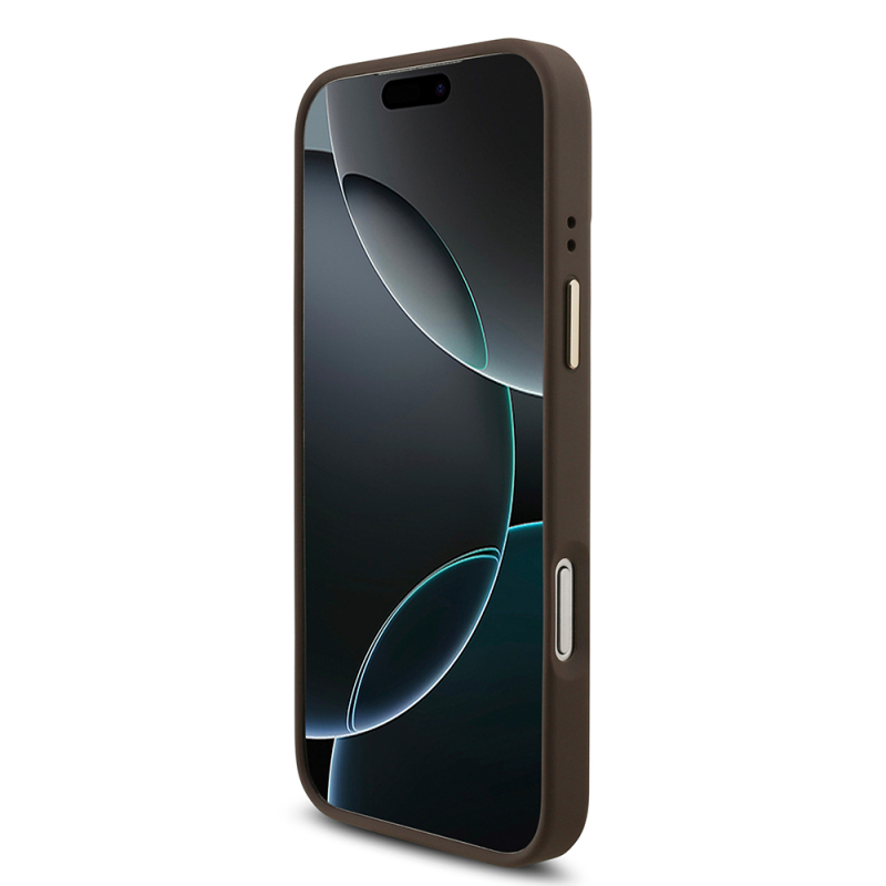 Apple iPhone 18 Pro Max Kılıf Guess Orjinal Lisanslı 4G Büyük Metal Logolu Kalın Askılı Kapak - 23