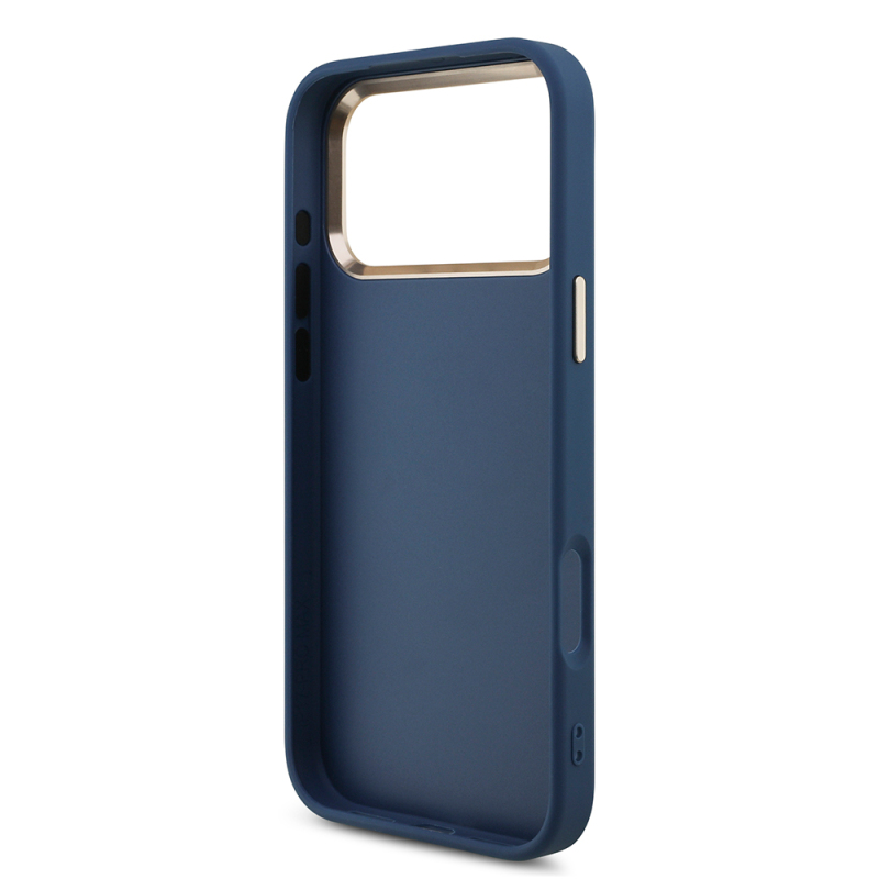 Apple iPhone 18 Pro Max Kılıf Guess Orjinal Lisanslı Gold Metal Kamera Çerçeveli 4G Desenli Metal Büyük 4G ve Yazı Logolu Kapak - 25