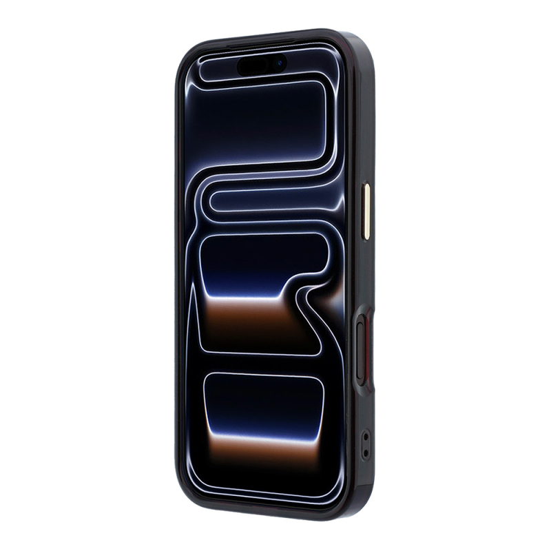 Apple iPhone 18 Pro Max Kılıf Guess Orjinal Lisanslı M-safe Şarj Özellikli 360 Derece Dönebilen Standlı Metal Yazı Logolu Silikon Kapak - 7