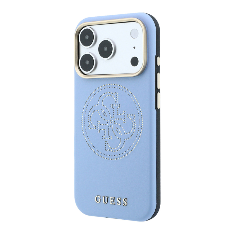 Apple iPhone 18 Pro Max Kılıf Guess Orjinal Lisanslı M-safe Şarj Özellikli PU Delikli 4G ve Yazı Logolu Kapak - 3