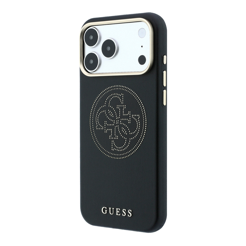 Apple iPhone 18 Pro Max Kılıf Guess Orjinal Lisanslı M-safe Şarj Özellikli PU Delikli 4G ve Yazı Logolu Kapak - 10