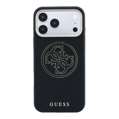 Apple iPhone 18 Pro Max Kılıf Guess Orjinal Lisanslı M-safe Şarj Özellikli PU Delikli 4G ve Yazı Logolu Kapak - 11