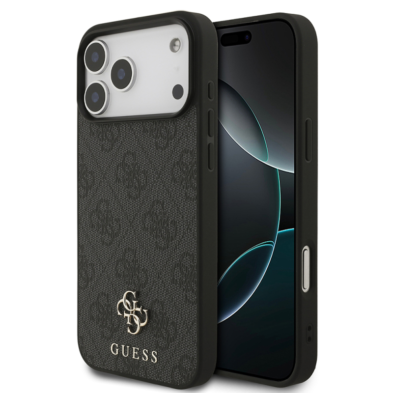 Apple iPhone 18 Pro Max Kılıf Guess Orjinal Lisanslı M-safe Şarj Özellikli Small 4G Classic Kapak - 1