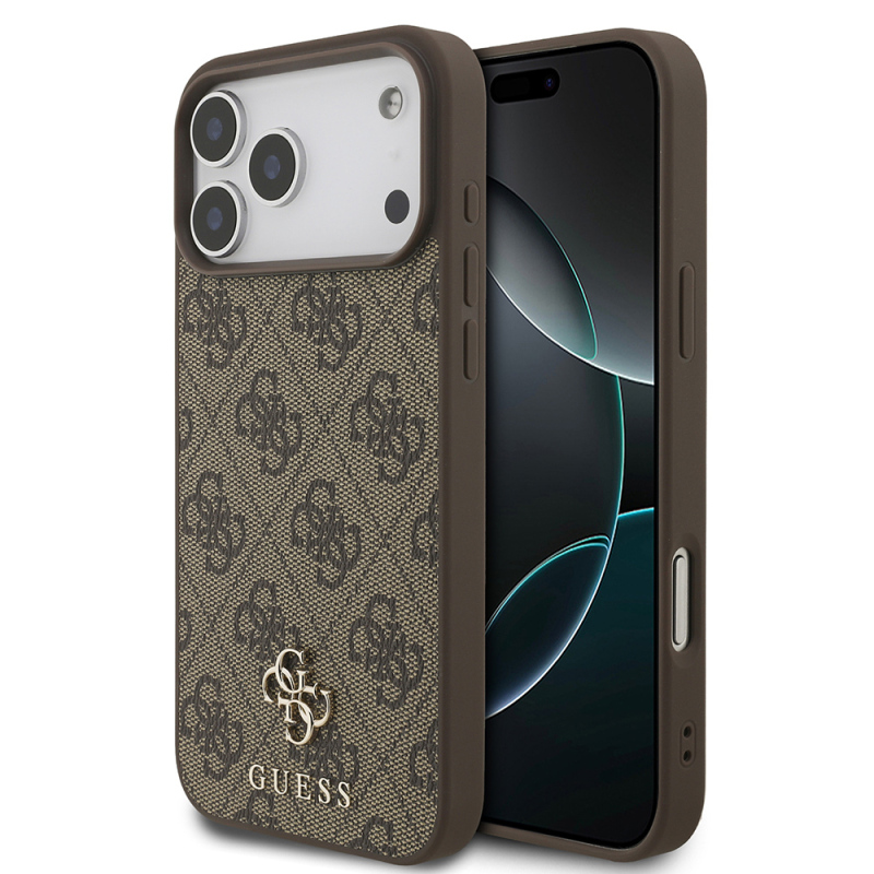 Apple iPhone 18 Pro Max Kılıf Guess Orjinal Lisanslı M-safe Şarj Özellikli Small 4G Classic Kapak - 9