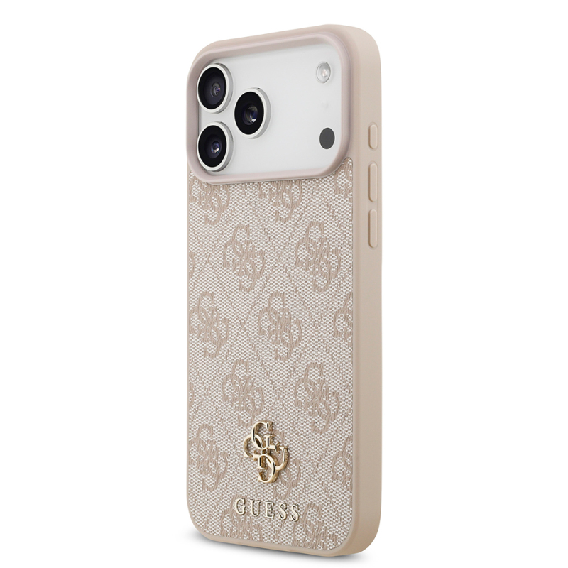 Apple iPhone 18 Pro Max Kılıf Guess Orjinal Lisanslı M-safe Şarj Özellikli Small 4G Classic Kapak - 18