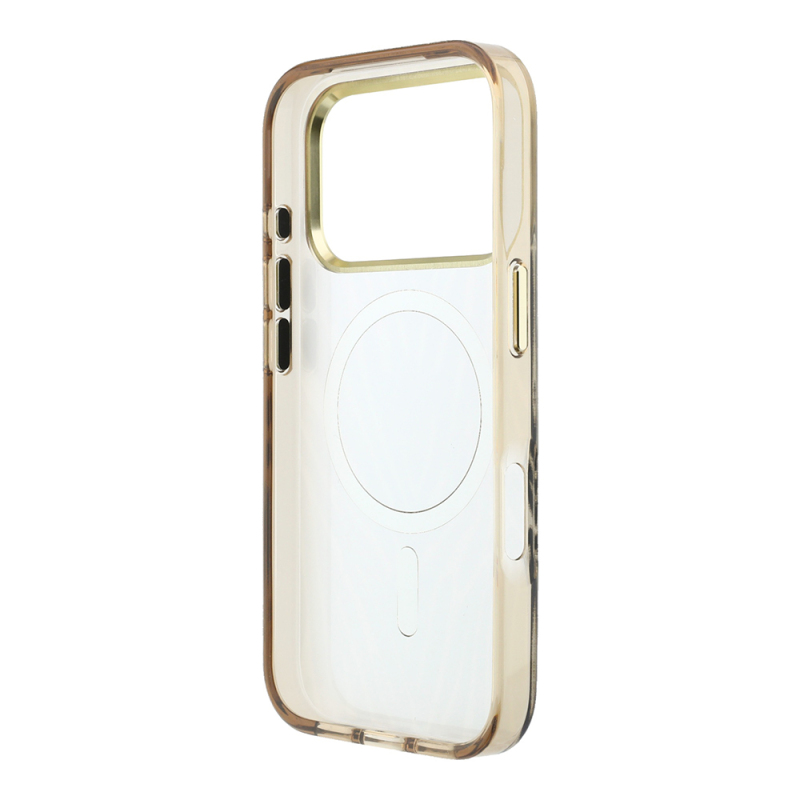 Apple iPhone 18 Pro Max Kılıf Guess Orjinal Lisanslı M-safe Şarj Özellikli Üçgen Logolu Zebra Desenli Silikon Kapak - 8