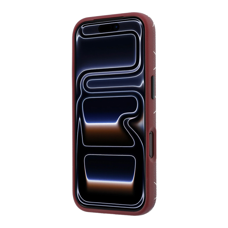 Apple iPhone 18 Pro Max Kılıf Lacoste Orjinal Lisanslı M-safe Şarj Özellikli Metal Logolu Deri Karışık Monogram Desenli Kapak - 15