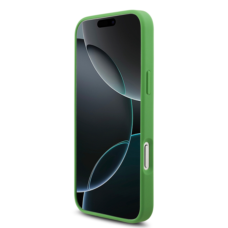 Apple iPhone 18 Pro Max Kılıf Lacoste Orjinal Lisanslı M-safe Şarj Özellikli PU Pike Desenli Metal Logolu Kapak - 9