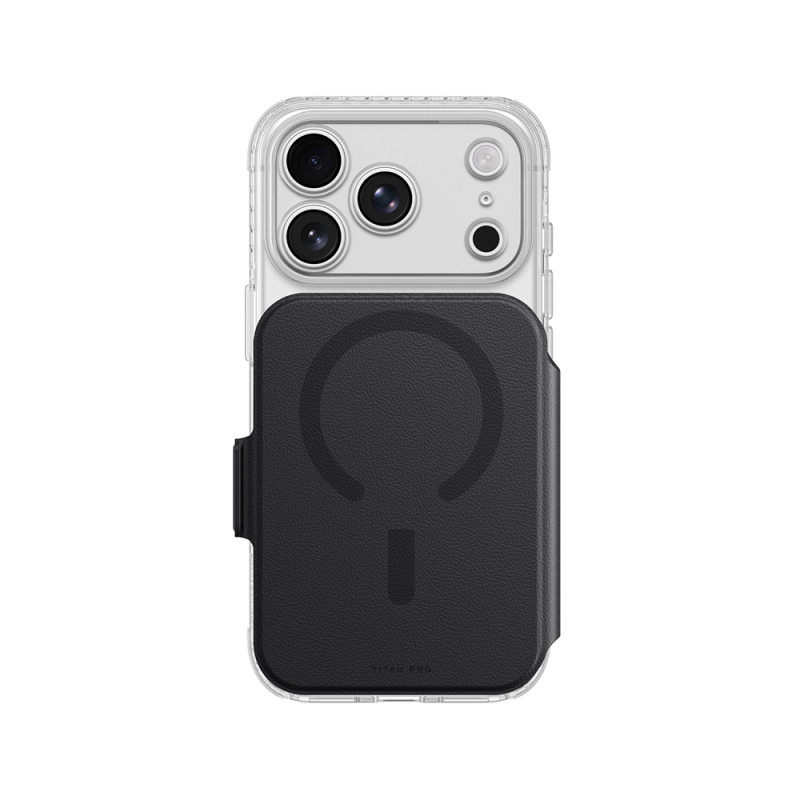 Apple iPhone 18 Pro Max Kılıf M-safe Özellikli Amazingthing Titan Lens Flip Serisi Kartlıklı Kapak - 1