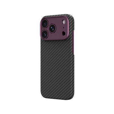 Apple iPhone 18 Pro Max Kılıf M-safe Şarj Özellikli 1500D Aramid Fiber Lens Korumalı Amazingthing Titan Max Serisi Karbon Kapak - 12